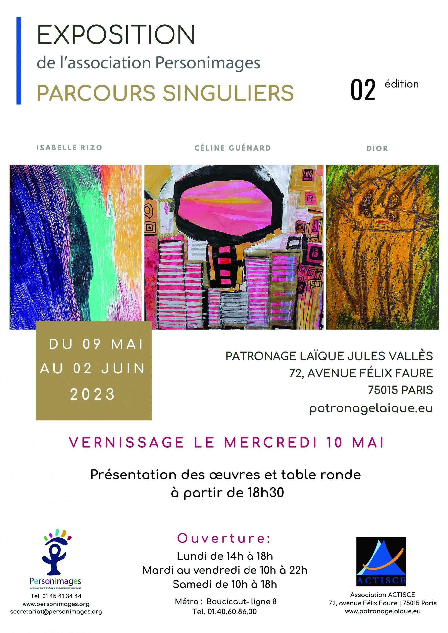 You are currently viewing EXPOSITION PARCOURS SINGULIERS